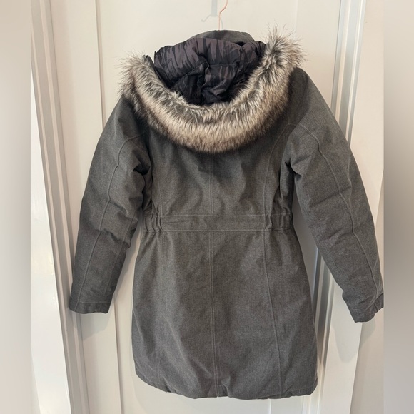 The north face women’s arctic parka small grey heather skiing snowboarding - Picture 8 of 10